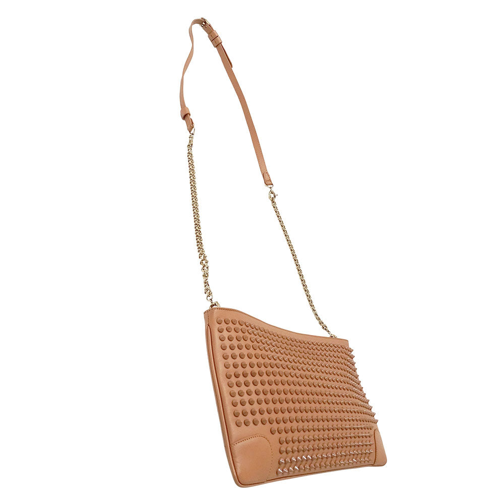 Christian Louboutin クリスチャンルブタン 2wayバッグ サーモンピンク レザー レディース 【中古】