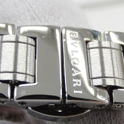 BVLGARI ブルガリ ブルガリブルガリ BBL26S レディース 腕時計 クオーツ QZ ステンレス SS 12P ダイヤモンド パープル 磨き済み 【中古】