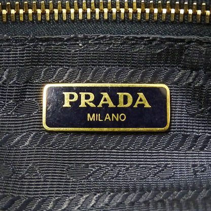 PRADA プラダ ポーチ ブルー～ネイビー デニム レディース 【中古】