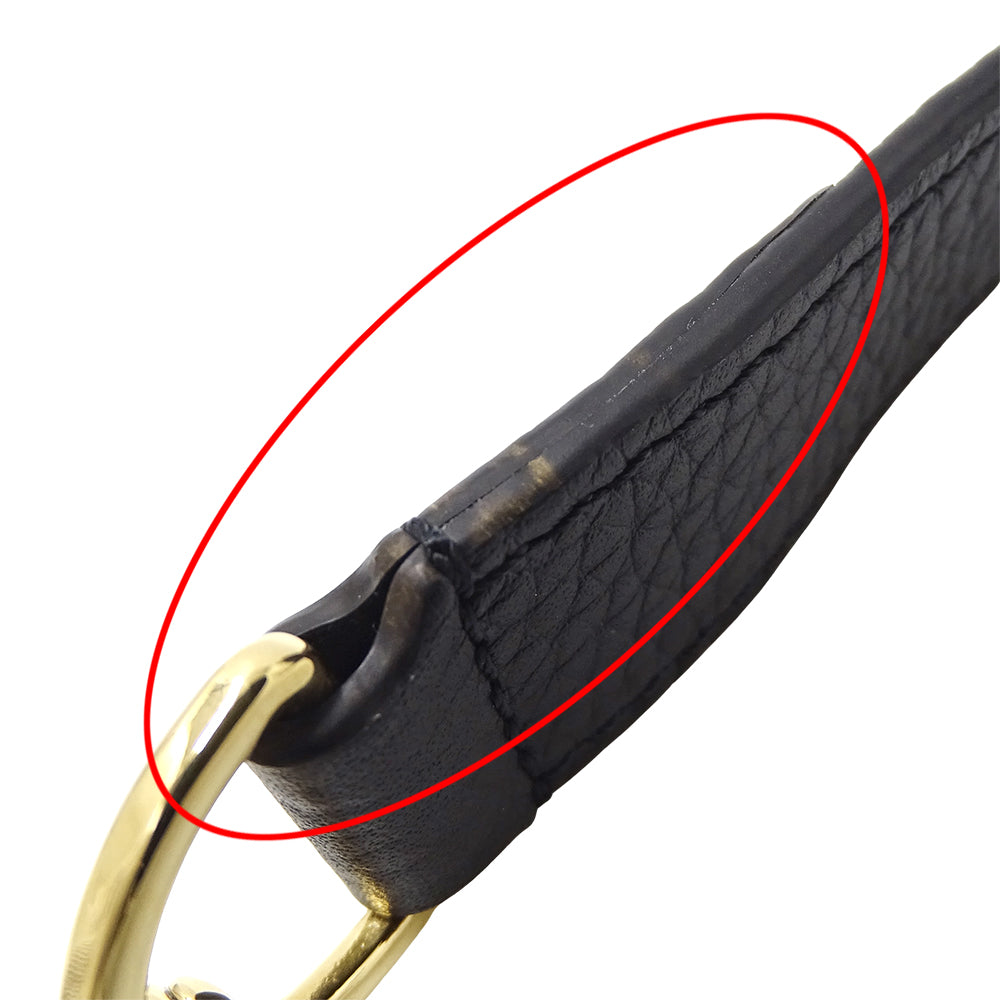 LOUIS VUITTON ルイ・ヴィトン カプシーヌ MM 2wayバッグ ブラック クリーム M25386 レディース 【中古】