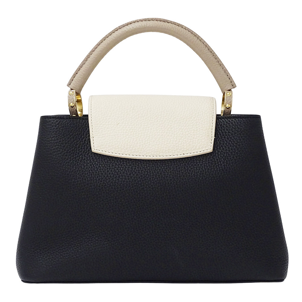 LOUIS VUITTON ルイ・ヴィトン カプシーヌ MM 2wayバッグ ブラック クリーム M25386 レディース 【中古】