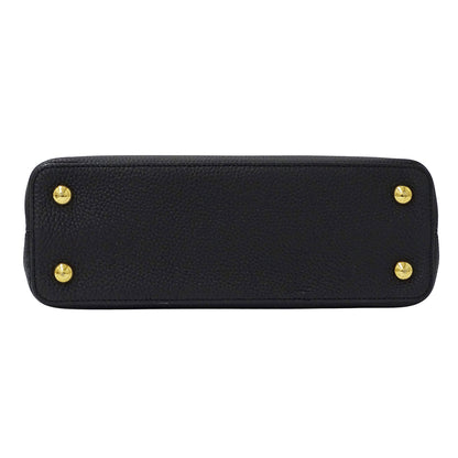 LOUIS VUITTON ルイ・ヴィトン カプシーヌ MM 2wayバッグ ブラック クリーム M25386 レディース 【中古】