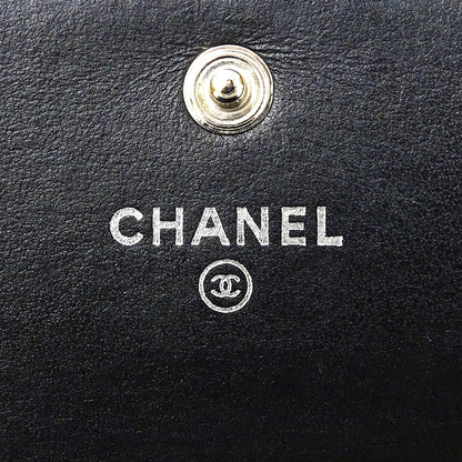 CHANEL シャネル 長財布 ドーヴィル グレー シルバー金具 キャンバス レディース 【中古】