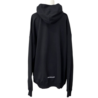 BALENCIAGA バレンシアガ パーカー ブラック 620973 コットン メンズ 【中古】