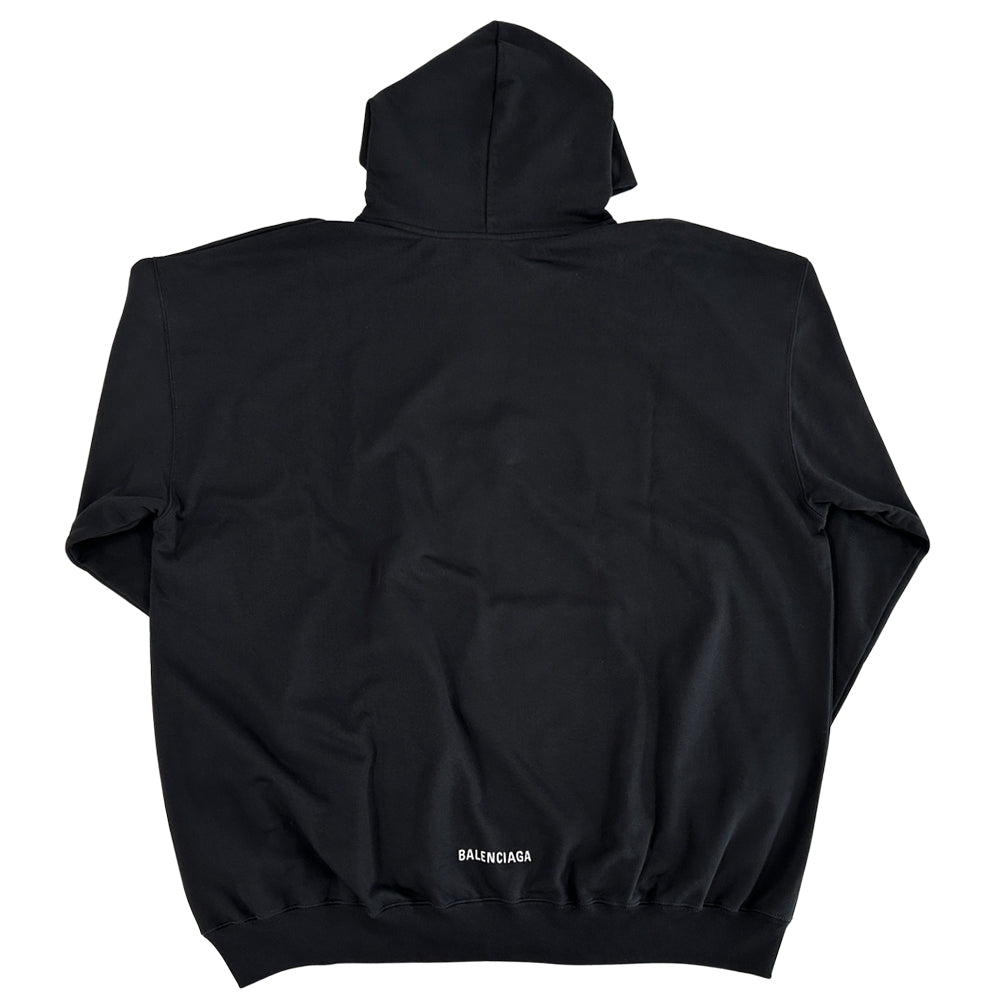BALENCIAGA バレンシアガ パーカー ブラック 620973 コットン メンズ 【中古】