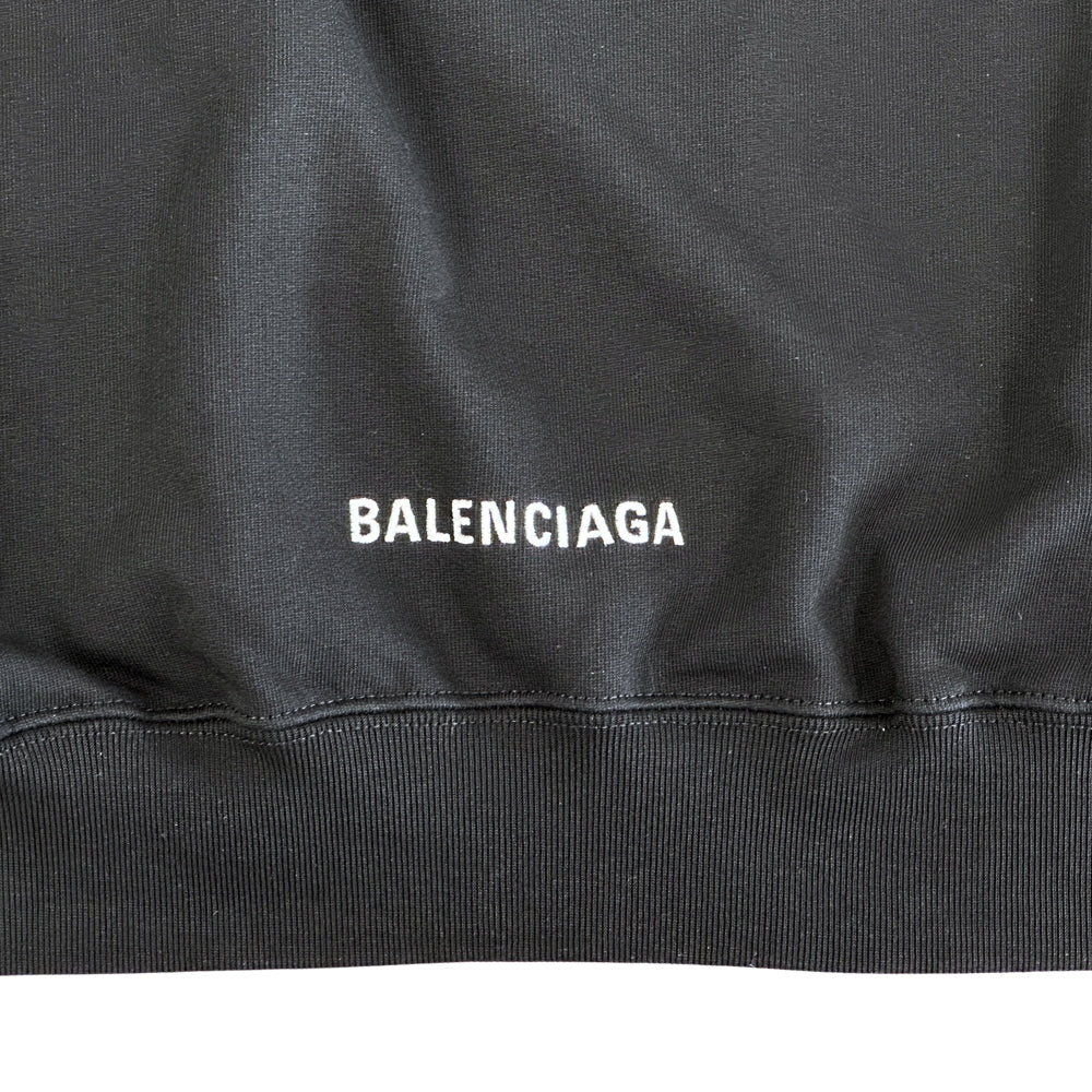 BALENCIAGA バレンシアガ パーカー ブラック 620973 コットン メンズ 【中古】