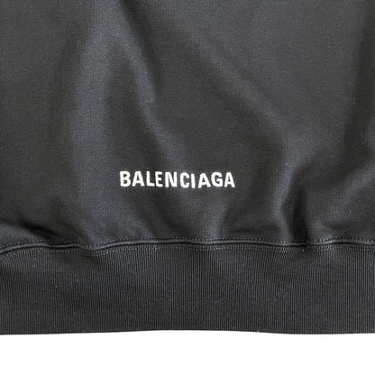 BALENCIAGA バレンシアガ パーカー ブラック 620973 コットン メンズ 【中古】