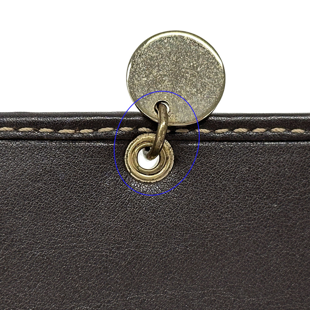 GUCCI グッチ 長財布 グッチョリ GGキャンバス ブラウン 226154 レディース 【中古】