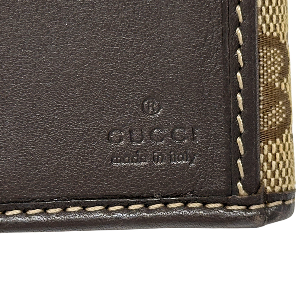 GUCCI グッチ 長財布 グッチョリ GGキャンバス ブラウン 226154 レディース 【中古】