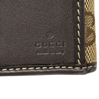 GUCCI グッチ 長財布 グッチョリ GGキャンバス ブラウン 226154 レディース 【中古】