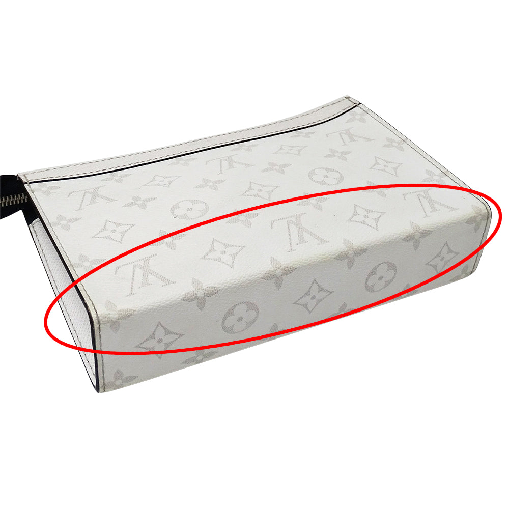 LOUIS VUITTON ルイ・ヴィトン ガストン ウエアラブル ウォレット ショルダーバッグ タイガラマ オプティック ホワイト M30935 メンズ 【中古】