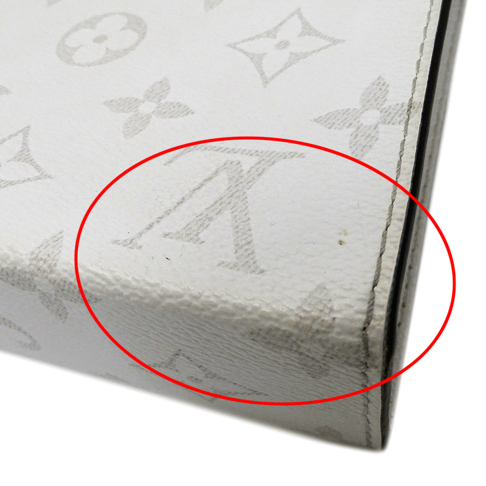 LOUIS VUITTON ルイ・ヴィトン ガストン ウエアラブル ウォレット ショルダーバッグ タイガラマ オプティック ホワイト M30935 メンズ 【中古】