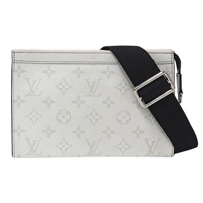 LOUIS VUITTON ルイ・ヴィトン ガストン ウエアラブル ウォレット ショルダーバッグ タイガラマ オプティック ホワイト M30935 メンズ 【中古】