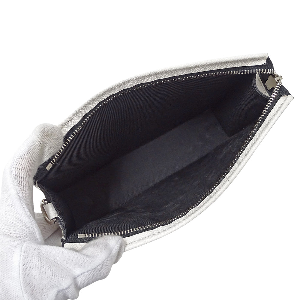 LOUIS VUITTON ルイ・ヴィトン ガストン ウエアラブル ウォレット ショルダーバッグ タイガラマ オプティック ホワイト M30935 メンズ 【中古】
