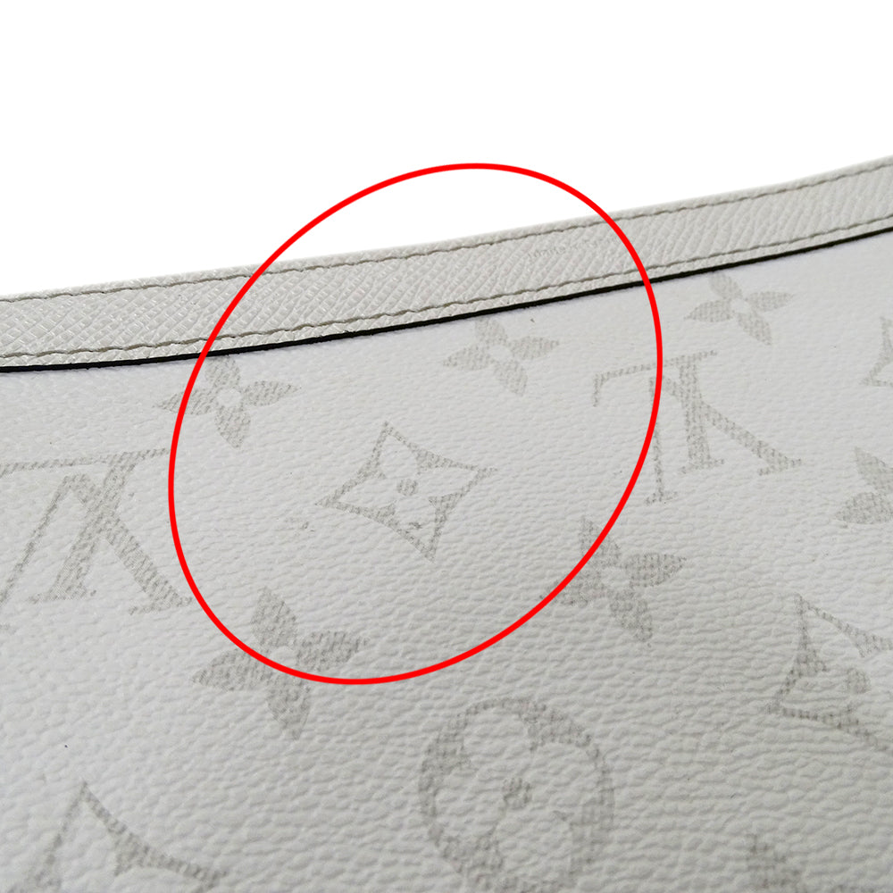 LOUIS VUITTON ルイ・ヴィトン ガストン ウエアラブル ウォレット ショルダーバッグ タイガラマ オプティック ホワイト M30935 メンズ 【中古】