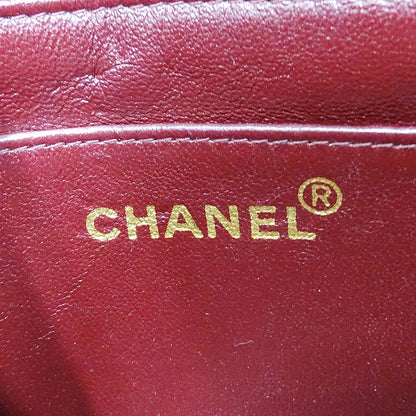 CHANEL シャネル ショルダーバッグ ミニマトラッセ ブラック ゴールド金具 ラムスキン レディース 【中古】