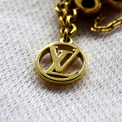 LOUIS VUITTON ルイ・ヴィトン LV コリエ ブルーミング ネックレス GP ゴールド レディース M64855 【中古】