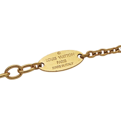 LOUIS VUITTON ルイ・ヴィトン LV コリエ ブルーミング ネックレス GP ゴールド レディース M64855 【中古】