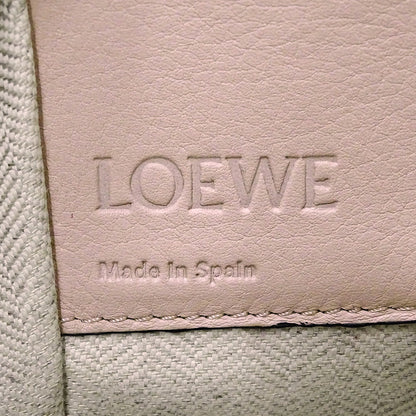 LOEWE ロエベ ハンモック スモール 2wayバッグ ピンクベージュ レザー レディース 【中古】