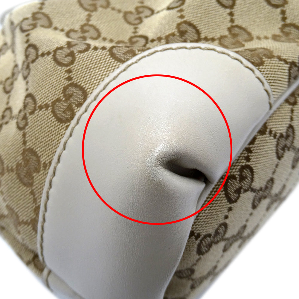 GUCCI グッチ 2wayバッグ スーキー ベージュ ブラウン 247902 GGキャンバス レディース 【中古】