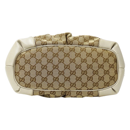 GUCCI グッチ 2wayバッグ スーキー ベージュ ブラウン 247902 GGキャンバス レディース 【中古】
