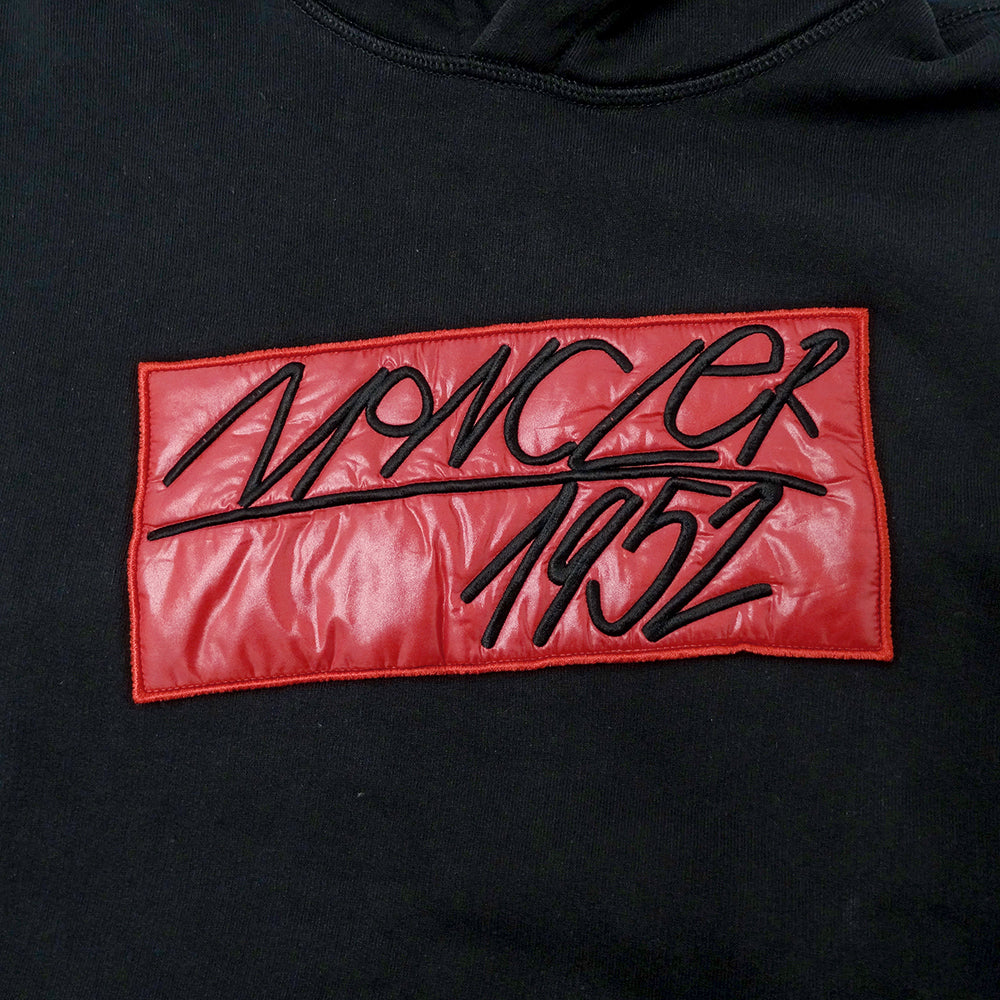 MONCLER モンクレール パーカー ブラック コットン メンズ 【中古】