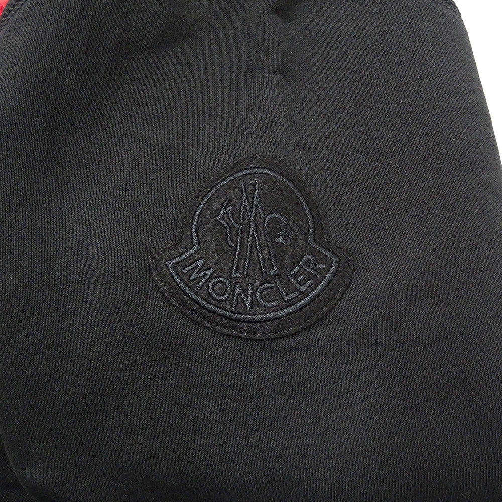 MONCLER モンクレール パーカー ブラック コットン メンズ 【中古】