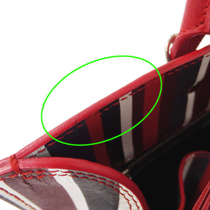 BALENCIAGA バレンシアガ ペーパー 2wayバッグ レッド 370926 レザー レディース 【中古】