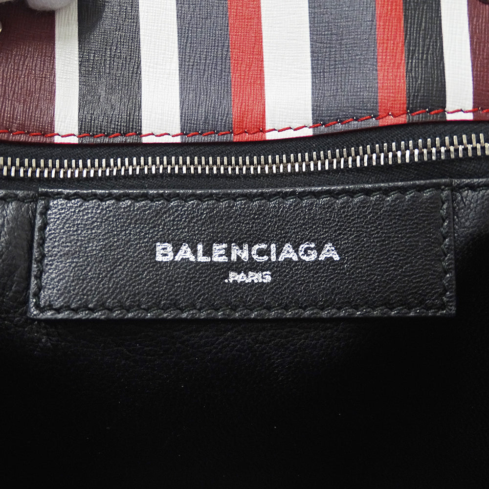 BALENCIAGA バレンシアガ ペーパー 2wayバッグ レッド 370926 レザー レディース 【中古】