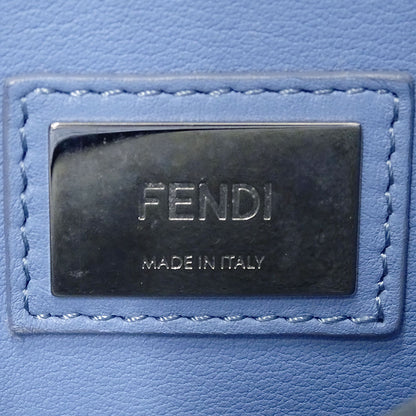 FENDI フェンディ ピーカブー レギュラー 2wayバッグ ブルー 8BN290 レザー レディース 【中古】