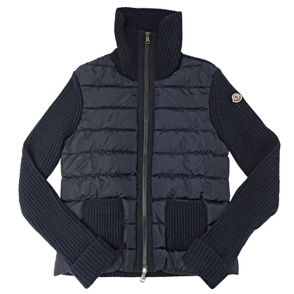 MONCLER モンクレール ダウンジャケット ネイビー ウール メンズ 【中古】