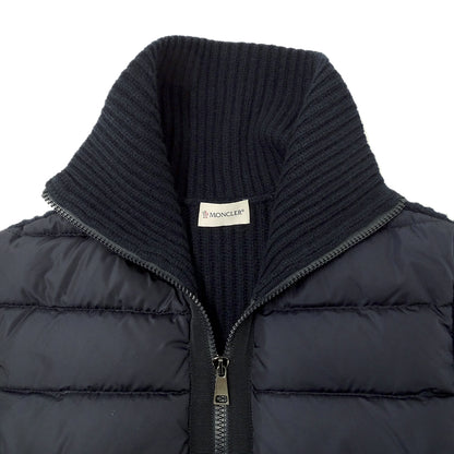 MONCLER モンクレール ダウンジャケット ネイビー ウール メンズ 【中古】