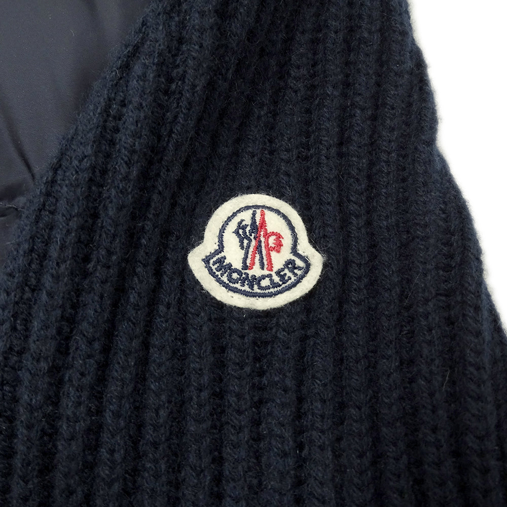 MONCLER モンクレール ダウンジャケット ネイビー ウール メンズ 【中古】