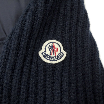 MONCLER モンクレール ダウンジャケット ネイビー ウール メンズ 【中古】