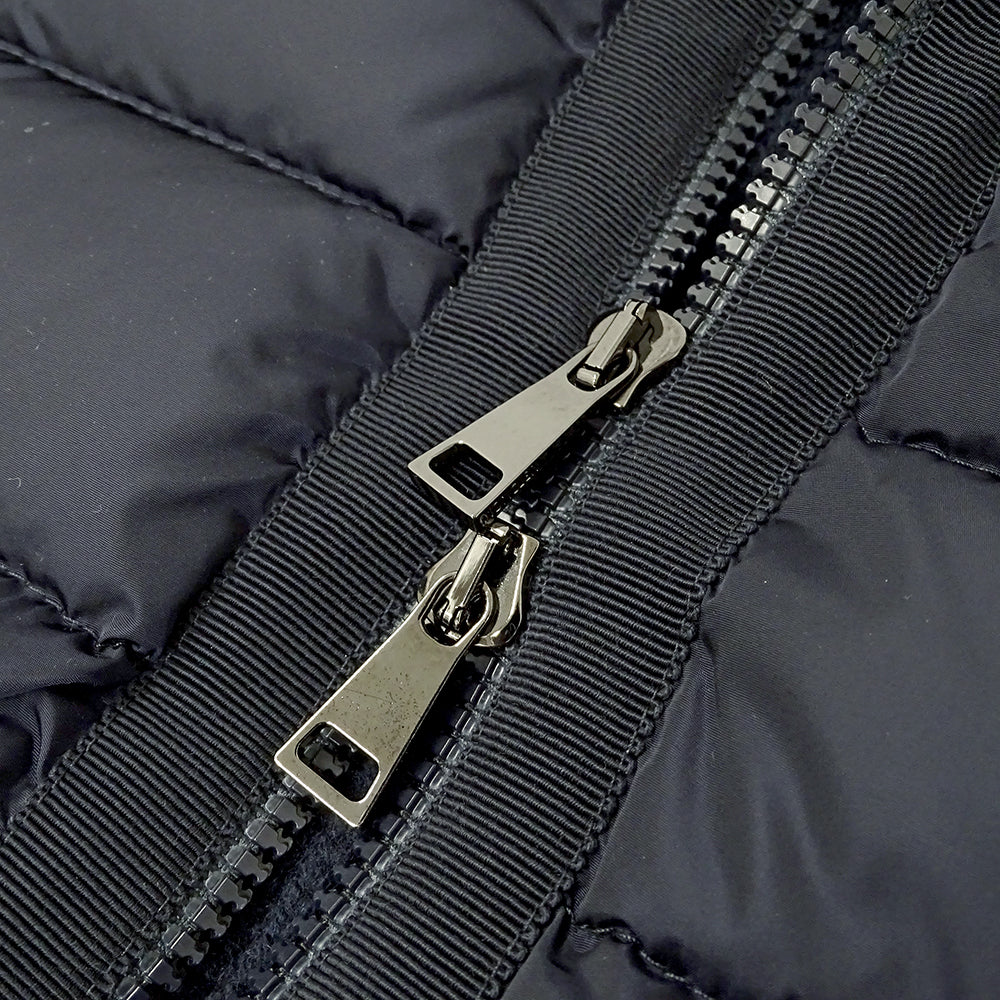 MONCLER モンクレール ダウンジャケット ネイビー ウール メンズ 【中古】