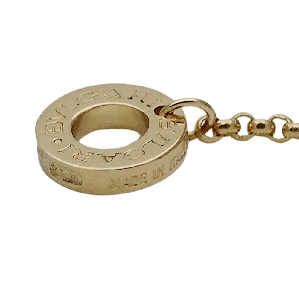 BVLGARI ブルガリ ブルガリブルガリ ブレスレット 750YG イエローゴールド オニキス SM レディース 磨き済み 【中古】