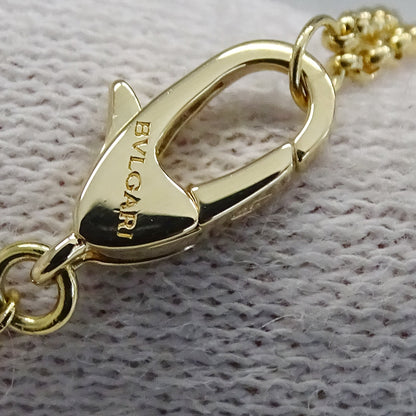 BVLGARI ブルガリ ブルガリブルガリ ブレスレット 750YG イエローゴールド オニキス SM レディース 磨き済み 【中古】