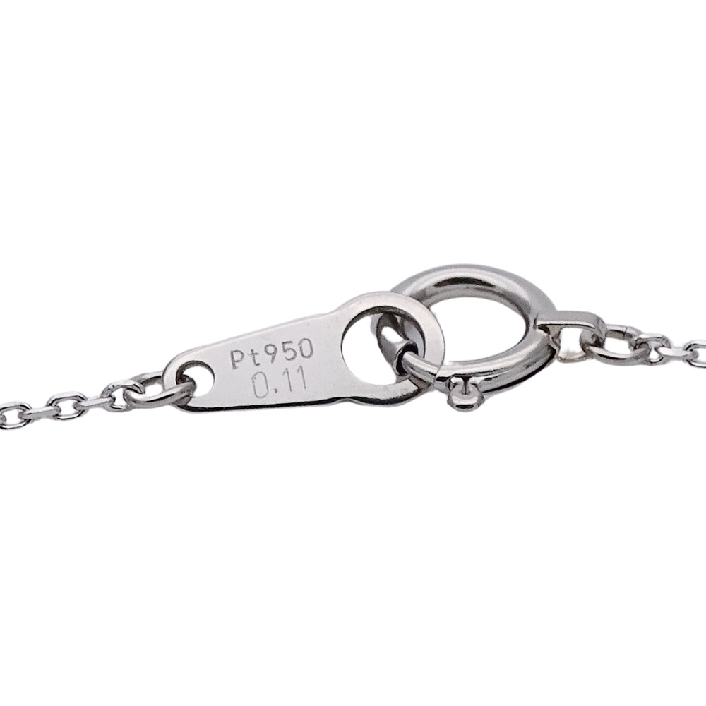 VENDOME ヴァンドーム ネックレス PT850 PT950 プラチナ ダイヤモンド シルバー レディース 磨き済み 【中古】