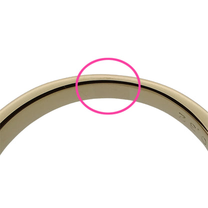 POLA ポーラ リング 指輪 750YG イエローゴールド サファイア ダイヤモンド 約13号 レディース 磨き済み 【中古】