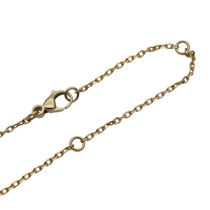 BOUCHERON ブシュロン キャトル ホワイト ペンダント スモール ネックレス 750YG イエローゴールド ホワイトゴールド レディース 磨き済み 【中古】