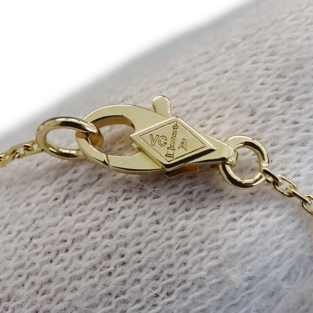 Van Cleef & Arpels ヴァンクリーフ＆アーペル フリヴォル ミニ ブレスレット 750YG イエローゴールド ダイヤモンド レディース 磨き済み 【中古】