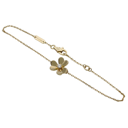 Van Cleef & Arpels ヴァンクリーフ＆アーペル フリヴォル ミニ ブレスレット 750YG イエローゴールド ダイヤモンド レディース 磨き済み 【中古】