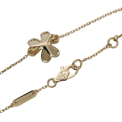 Van Cleef & Arpels ヴァンクリーフ＆アーペル フリヴォル ミニ ブレスレット 750YG イエローゴールド ダイヤモンド レディース 磨き済み 【中古】