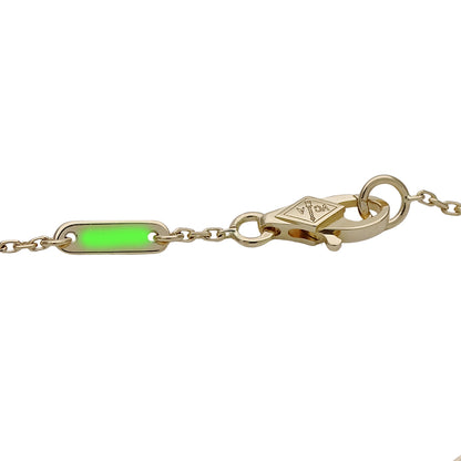 Van Cleef & Arpels ヴァンクリーフ＆アーペル フリヴォル ミニ ブレスレット 750YG イエローゴールド ダイヤモンド レディース 磨き済み 【中古】