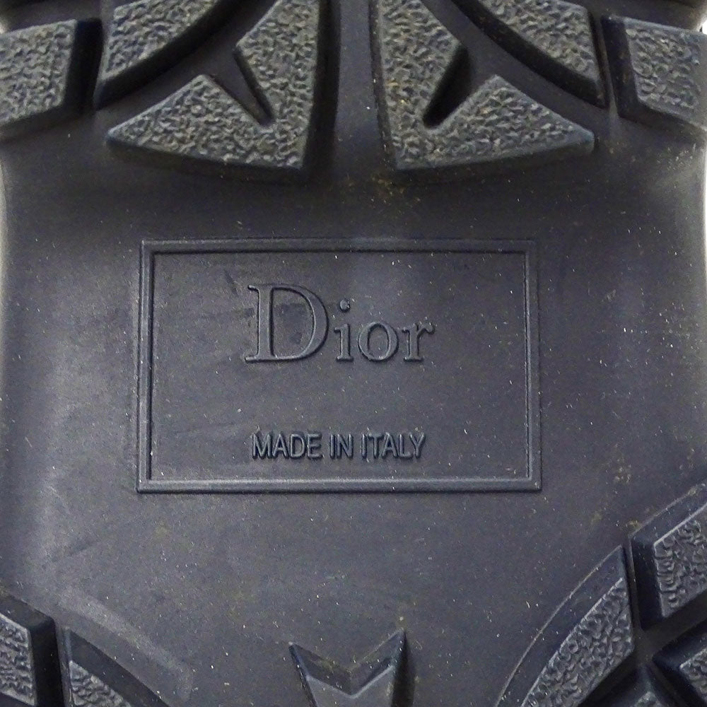 Dior ディオール ブーツ トロッター ネイビー ナイロン レディース 【中古】