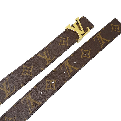LOUIS VUITTON ルイ・ヴィトン ベルト・LV イニシャル 30MM リバーシブル ベルト モノグラム モノグラム M0565 モノグラムキャンバス レディース 【中古】