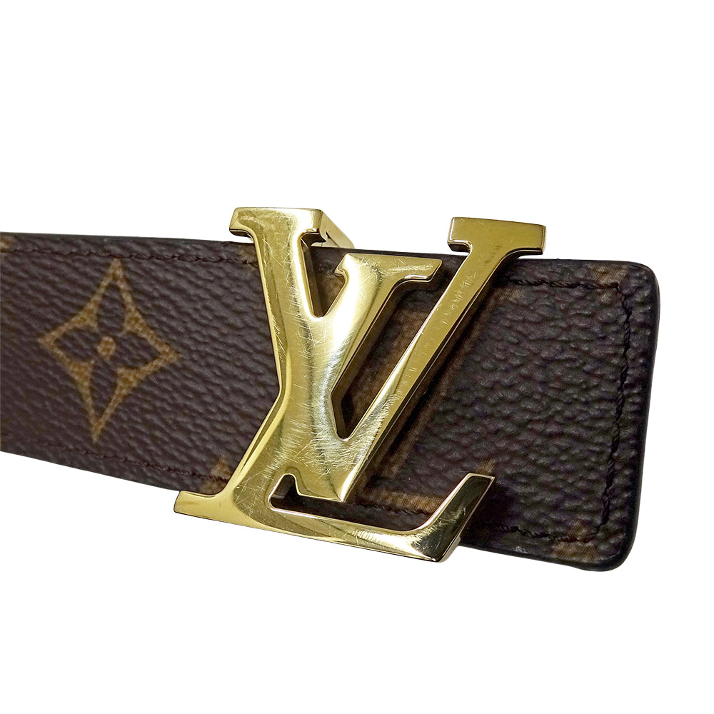 LOUIS VUITTON ルイ・ヴィトン ベルト・LV イニシャル 30MM リバーシブル ベルト モノグラム モノグラム M0565 モノグラムキャンバス レディース 【中古】
