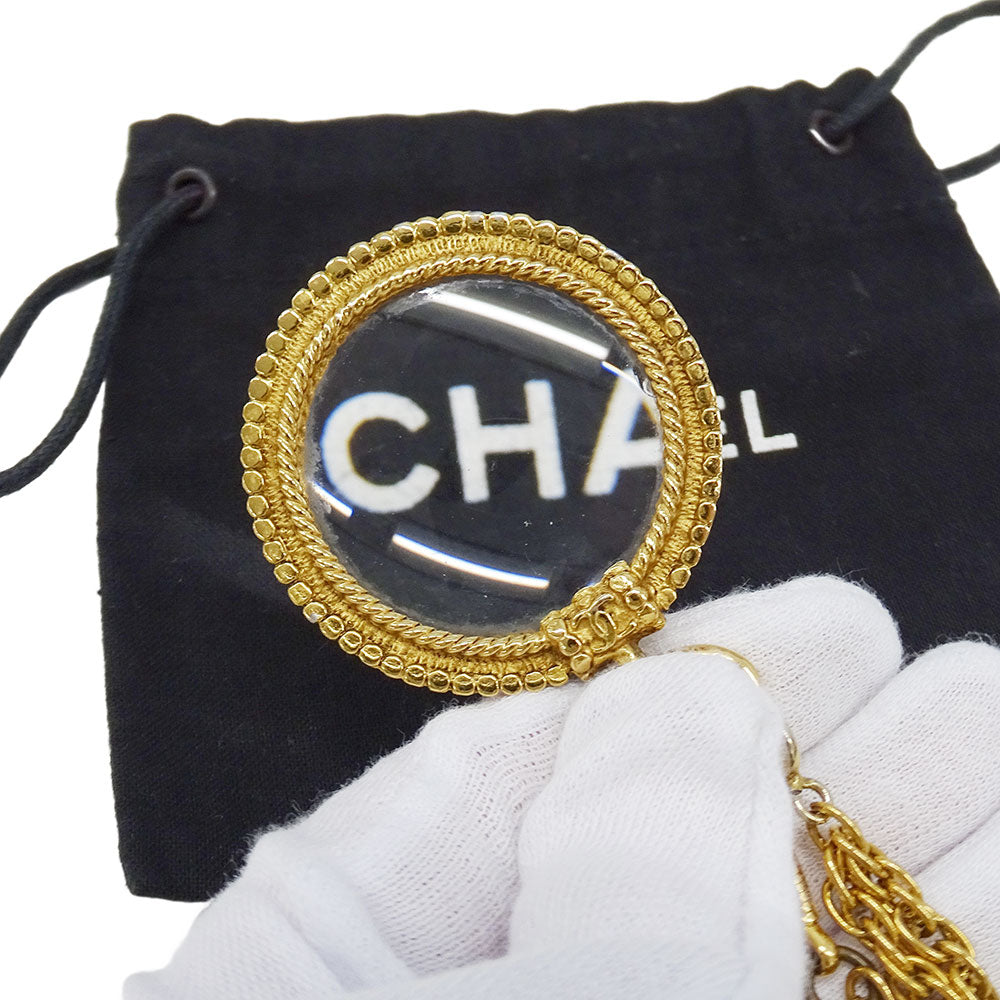 CHANEL シャネル ネックレス フェイクパール ゴールド レディース 【中古】