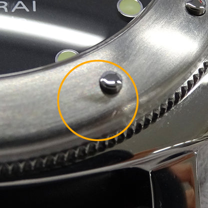 PANERAI パネライ ルミノール サブマーシブル PAM01024 メンズ 腕時計 デイト 自動巻き AT ステンレス SS ラバー ブラック 磨き済み 【中古】