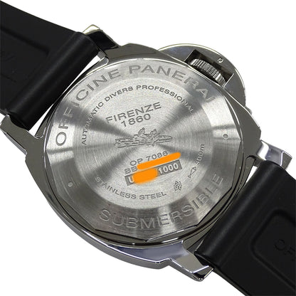 PANERAI パネライ ルミノール サブマーシブル PAM01024 メンズ 腕時計 デイト 自動巻き AT ステンレス SS ラバー ブラック 磨き済み 【中古】